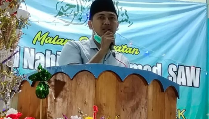 Hadir di Acara Peringatan Maulid, Kapolsek Kangayan Ajak Warga Teladani Sosial Nabi Muhammad SAW