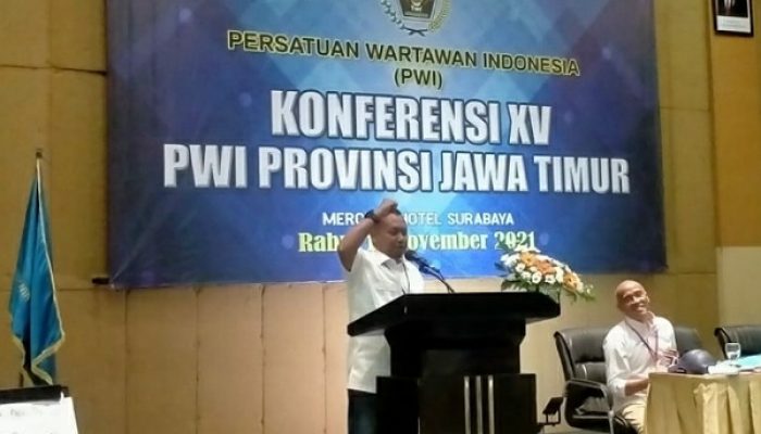 Terpilih Sebagai Ketua PWI Jatim Periode 2021-2026, DPW AWDI Jatim Ucapkan Selamat Pada Lutfil Hakim