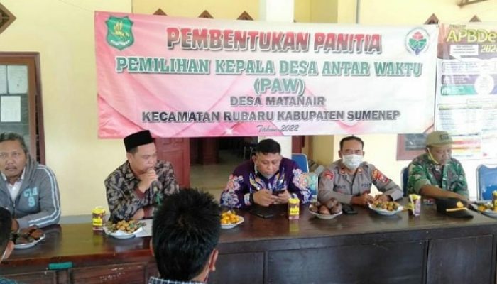 Beredar Photo BPD Matanair Gelar Kegiatan Pembentukan Panitia PAW, Begini Kata Camat Rubaru