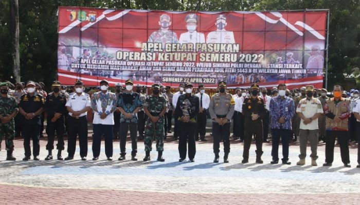 Operasi Ketupat Semeru 2022, Polres Sumenep Siagakan 350 Personil Gabungan