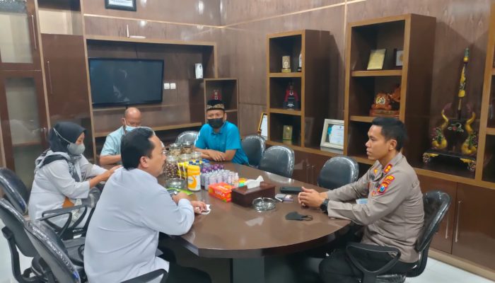 Cegah Wabah PMK Pada Ternak, Polres Sumenep dan DKPP Gelar Rapat Kordinasi