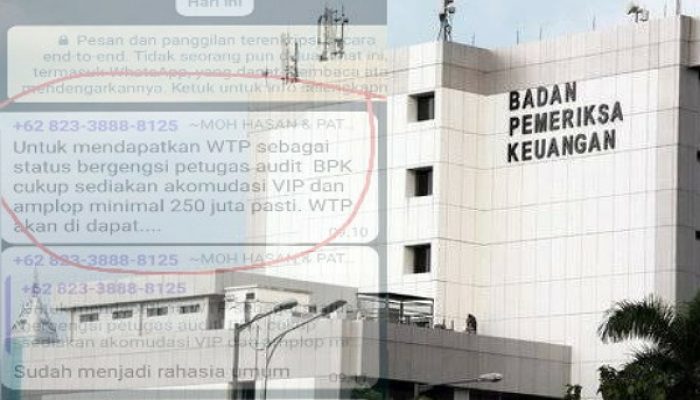 Murah, Harga WTP Dari BPK Hanya 250 Juta?