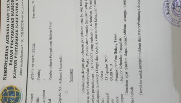 Kodim 0827 Sumenep Terancam Tak Punya Markas, Lahannya Akan Disertifikat PWPS