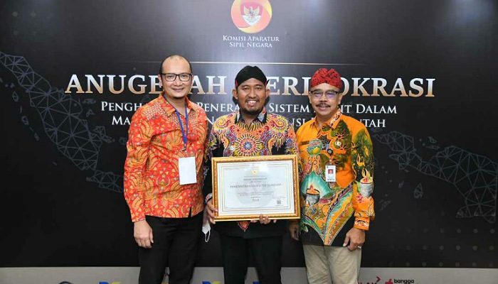 Prestasi Membanggakan, Pemkab Sumenep Dapat Anugerah Meritokrasi dan Piagam Dari KASN