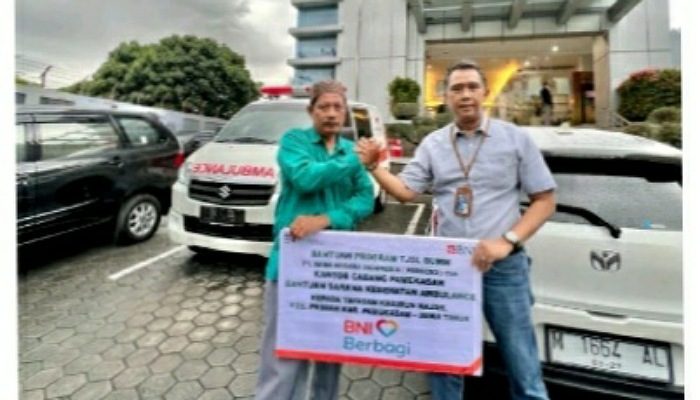 BNI Pamekasan Berikan CSR berupa Ambulance Ke Yayasan Khairun Najah