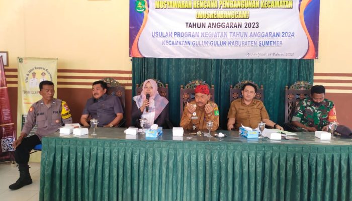 Musrenbangcam Guluk-Guluk Tahun Anggaran 2023, Ini Jumlah Usulan Perdesa