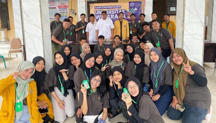 Pembukaan KKN Unija di Desa Bakeong Berjalan Lancar, Kades Bakeong Tekankan Proker Mahasiswa KKN Tidak Seremonial