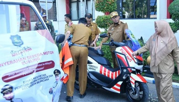 Tingkatkan Akses Pelayanan Kesehatan di Puskesmas, Pemkab Sumenep Salurkan Bantuan Motor Pusling
