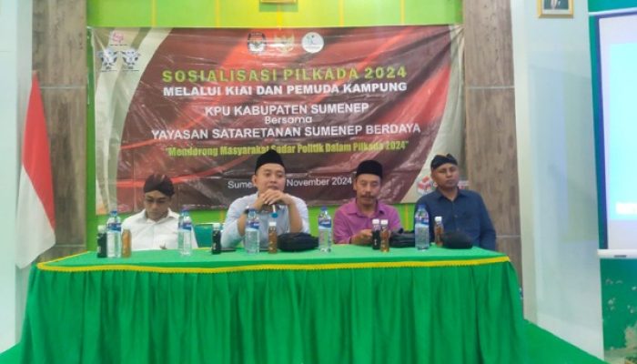 Gandeng Yayasan Sataretanan, KPU Sumenep Gelar Sosialisasi Pilkada 2024