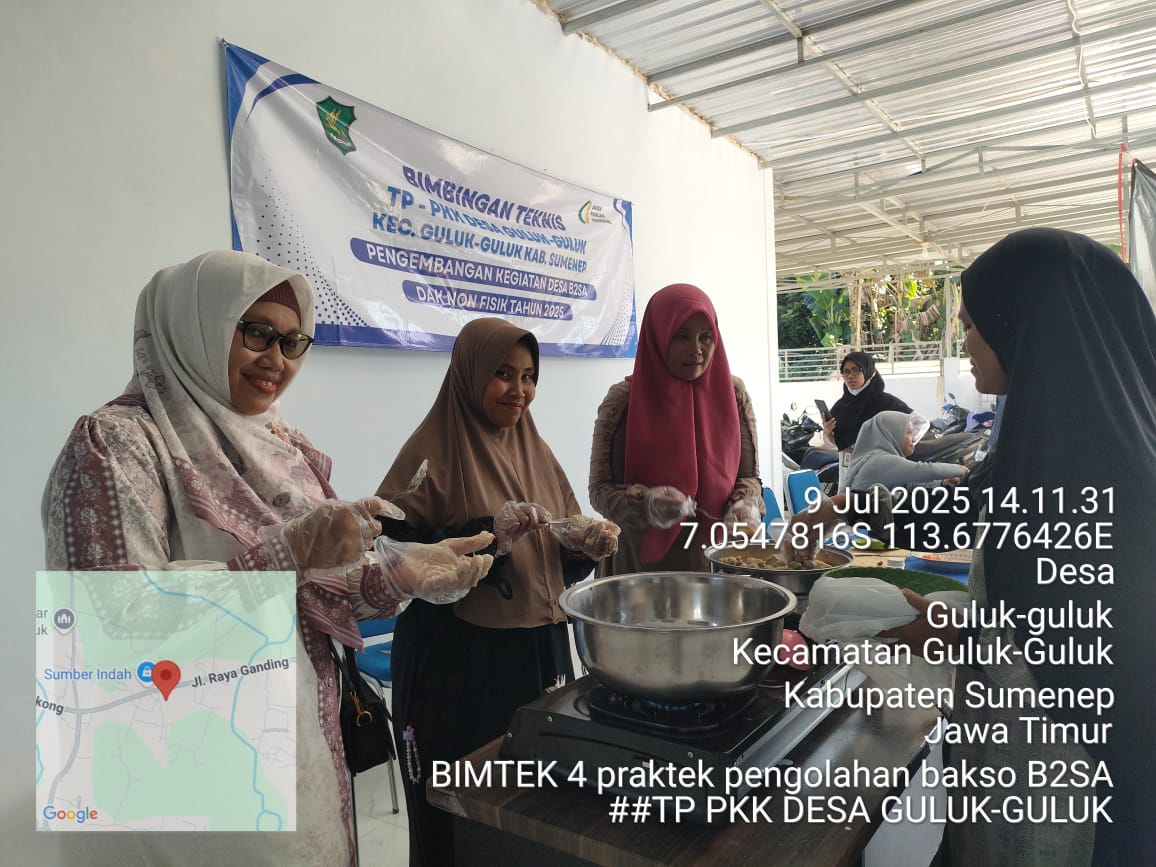 PKK Desa Guluk-Guluk Gelar BIMTEK: Ketua Maimanah Tegaskan Peran Kader Harus Nyata, Bukan Sekadar Formalitas