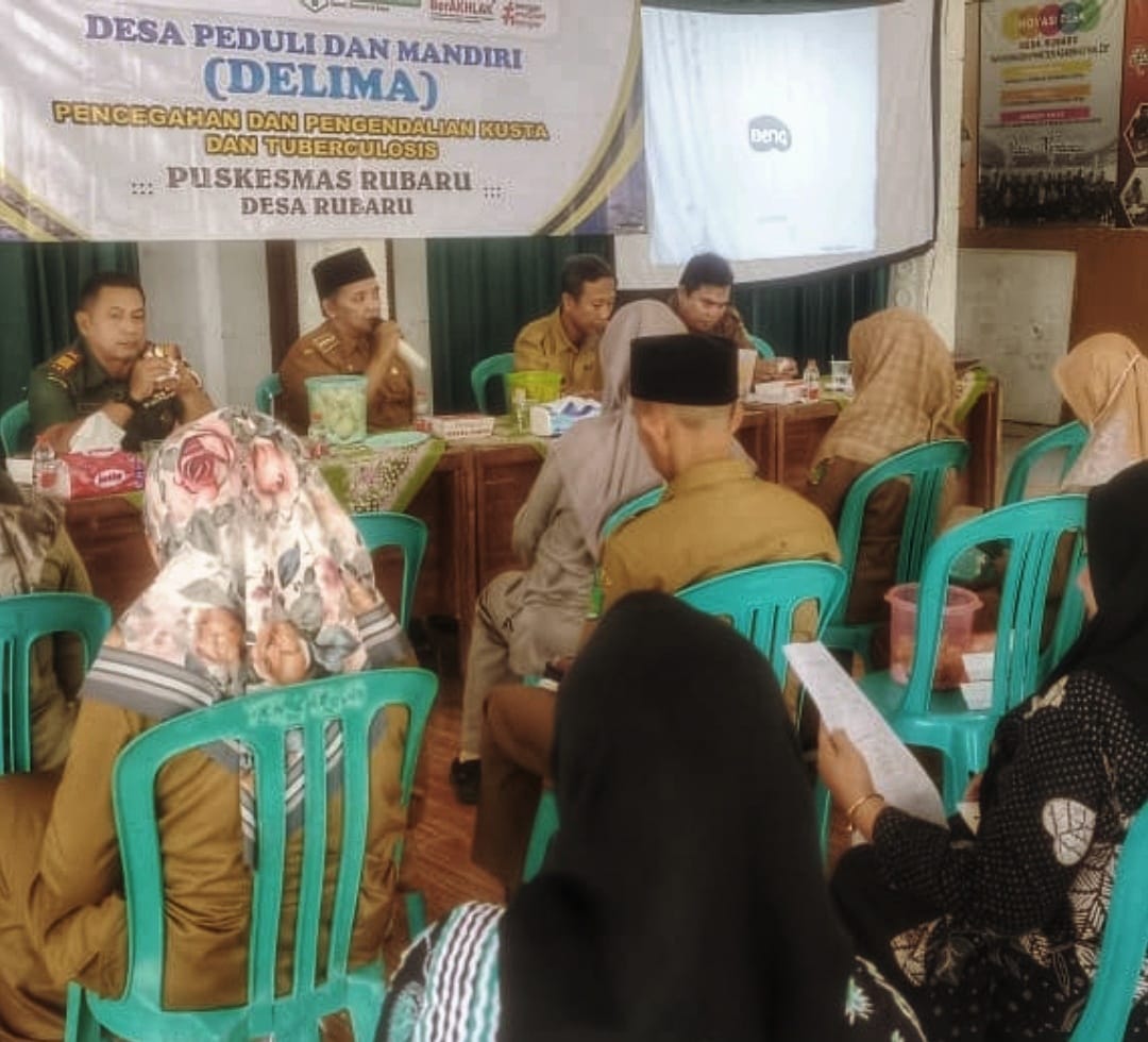Puskesmas Rubaru Gelar Sosialisasi Program DELIMA: Camat Tabrani Ajak Warga Aktif Cegah Kusta dan TBC